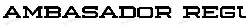 Ambasador Regular字体转换 Ambasador Regular字体转换